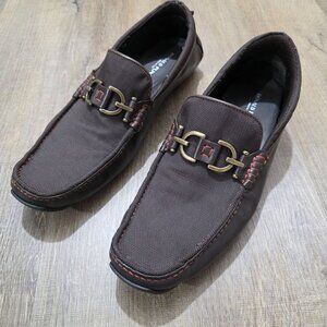 Donald Pliner Darcy HN Brown Leather Driving Loafers Men’s Size 13 Made in Italy
